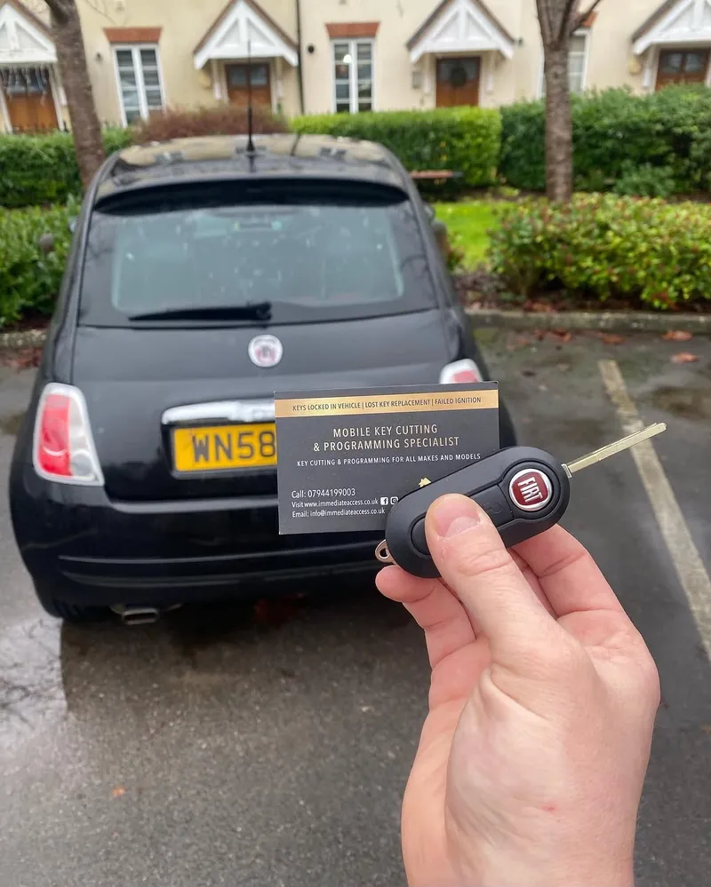 Fiat 500 spare key in Fareham