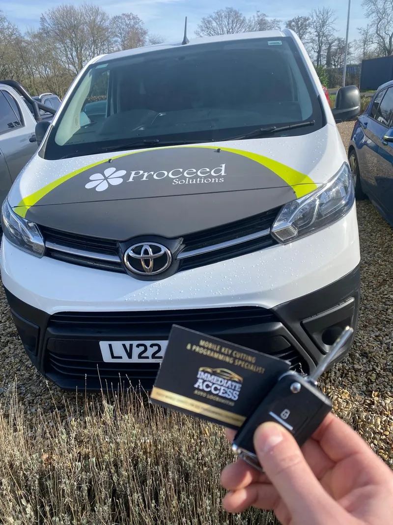Toyota Proace all keys lost replacement key in Romsey