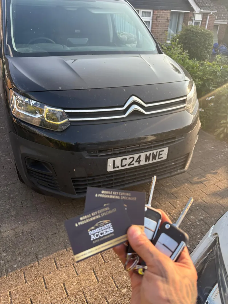 Citroën Berlingo all keys lost replacement key in Bursledon