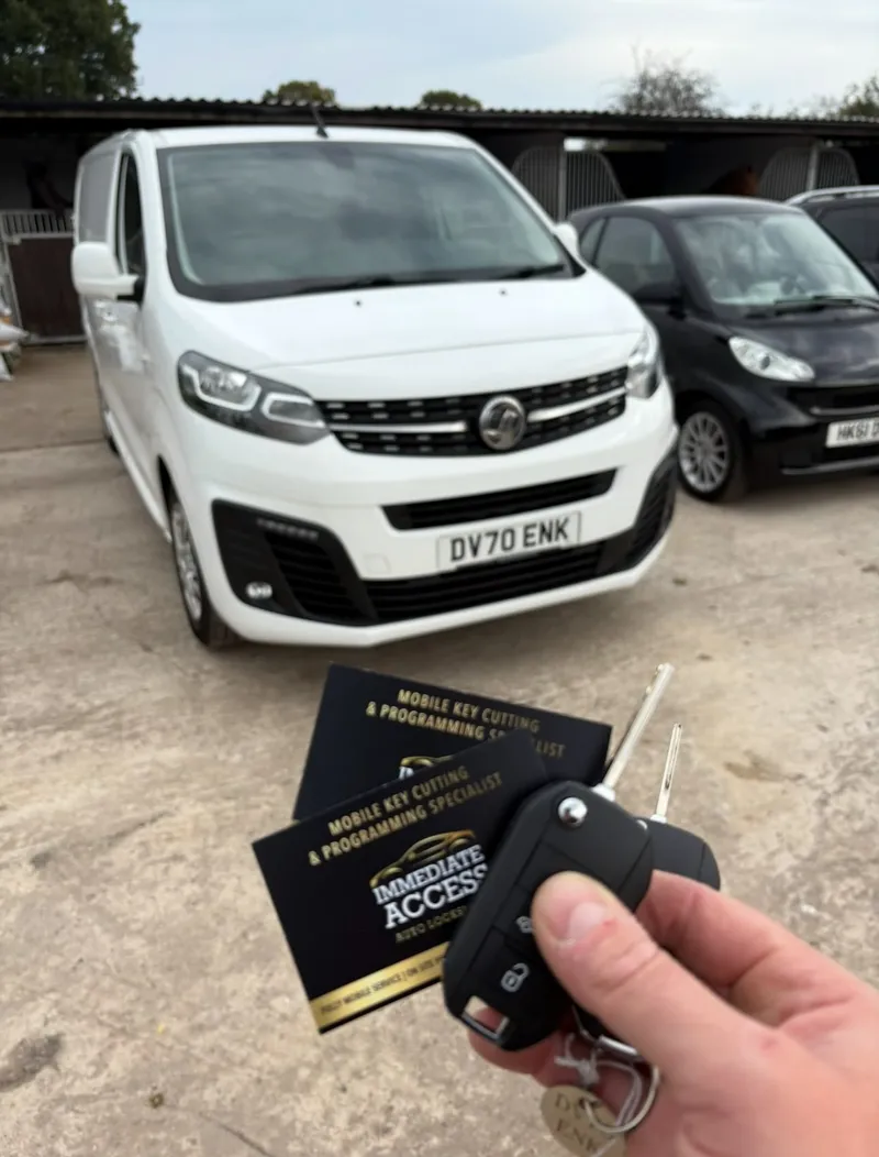 Vauxhall Vivaro spare van key in Gosport