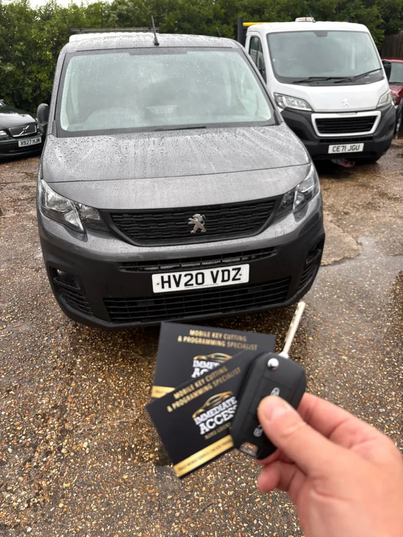 Peugeot Partner all keys lost replacement key in Totton